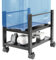 J JACKCUBE DESIGN 2 Tier Computer Tower Stand for Desktop CPU, Gaming PC Holder, Mobile Rolling Cart for Under Desk with Caster Wheels, Office Desk Accessories- MK712A