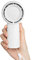 JISULIFE Handheld Turbo Fan- 16H Max Cooling Time Mini Portable Hand, 4000mAh USB Rechargeable Personal, Battery Operated Pocket Fan with 5 Speeds for Travel/Outdoor - White
