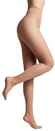 Conte elegant Medias sedosas para mujer con braguita reforzada - Medias finas para mujer extremadamente elásticas - BIKINI 20 color Tamaño natural 4