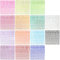 Sularpek 2300+ Face Gems,14 Sheets Rhinestone Stickers Self-Adhesive, Face Jewels, Rhinestone Stickers, Multicolored and Assorted Shapes Gems Stickers for DIY Craft Nail Body Makeup
