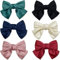 6 Pièces Grandes Pinces à Cheveux Nœud, BetterJonny Épingles à Cheveux Bowknot Pinces à Cheveux en Satin Barrettes à Cheveux Bow Françaises pour Femmes Filles, 6 Couleurs