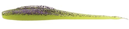 ZECK - Angelköder, Kunstköder, Gummifisch - BA Shaky Stick | 12cm - Purple Chartreuse | 5 STK.
