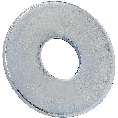 AERZETIX - C67602 - Lot de 50 Rondelles plates larges M10 DIN 9021 - en acier zingué - constructions en bois assemblage boulonnerie vis écrou serrage étanchéité fixation mécanique