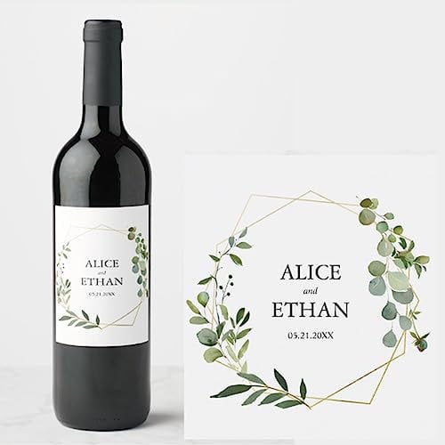 30 etichette personalizzate per bottiglie di vino, etichette personalizzate per bottiglie di vino, etichette personalizzate per bottiglie di vino per anniversario (6,10 x 8,75 cm)