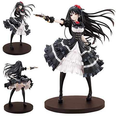 Gooyeh Tokisaki Kurumi Figuren Date A LIVE Anime Figur Statue Modell Sammlung Desktop Ornamente Heimdekoration Boxed Figuren Xmas Geschenk 23cm