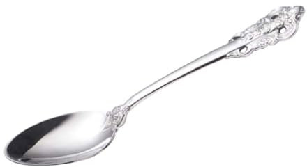 ABOOFAN 1pc Vintage Souvenir Spoon Demitasse Espresso Spoons Stainless Spoon Stainless Steel Stirring Spoon Home Cutlery Sugar Spoon Coffee Spoon Dinnerware Tea Spoon Antique Western Style
