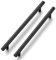 Ravinte 15 Pack Kitchen Cupboard Handles Black Cupboard Handles 192mm Hole Center T Bar Kitchen Handles Pulls for Cabinets and Drawers