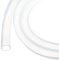 Rebower Tube en Silicone de 2M (7Pieds) 14mm DI 18mm DE Transparent pour Usage Industriel, Tuyaux en Silicone Clair pour Pompage, Vidange, Irrigation, Brassage, 9/16 x 0.7