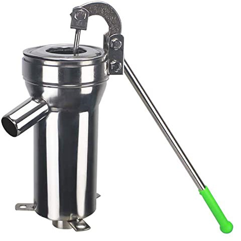 SenhE Pompa per Pozzi a Pressione Manuale, Pompa dell'Acqua Manuale in Acciaio Inossidabile, Pompa per Pozzi a Mano di profondità per Il Giardino di Casa