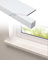 Fensterbank Fensterbankabdeckung aus Weißem Marmor, Zuschneidbarer Fensterbankkantenschutz, Individuelle Balkonschutzplattenummantelung für Hausfenster, Einfach zu Montieren(60x15cm (23.6x5.9))