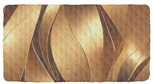 Wave Rose Gold Kleinkind-Luftmatratzen-Bettlaken für Kleinkinder, Reisebett für Kleinkinder, Schlafsofa, 127 x 63 cm (Laken, Bett nicht im Lieferumfang enthalten)