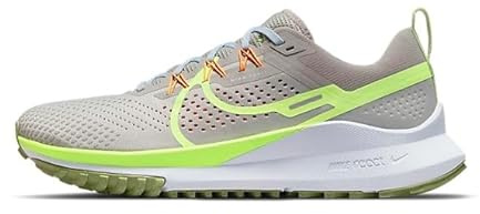 NIKE React Pegasus Trail 4 Men's Trainers DJ6158 (Light Iron Ore/Volt/Cobblestone 002) UK 9 (EU 44)