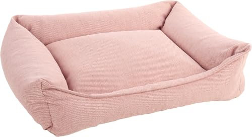 Flamingo Orthopädisches Hundebett Baldar – Rechteckig, Rosa, 80 cm | Ergonomischer & Bequemer Schlafplatz für Hunde!