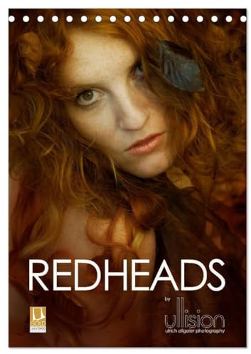 REDHEADS (Tischkalender 2026 DIN A5 hoch), CALVENDO Monatskalender: sinnlich - schön - sehnsuchtsvoll; Monatskalender im Zauber roten Haares (CALVENDO Erotik)