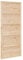 vidaXL porte contemporaine en pin massif pour couloir, salon, chambre 80 x 2.5 208 cm finition naturelle durable assemblage requis intérieur texture lisse en bois entrée résidentielle élégante