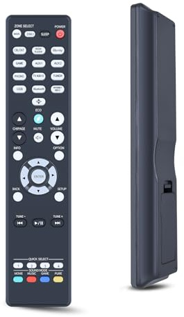 RYQIF RC-1244 Ersatzfernbedienung für Denon AVR-X1400H AVR-S730H AVRS730H | AVRX1400H,Keine Einrichtung Erforderlich,Empfindlich,Voll Funktionsfähig