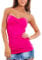 Toocool - Top mujer banda tubo busto corpiño AS-211, fucsia, Talla única