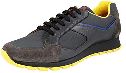 Prada Herren Mehrfarbig Stoff Sneaker 4E2932 LQ0 F0CB5 43 EU/UK 9