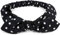 styleBREAKER Damen Haarband mit Punkte Muster, Schleife und Gummizug, Stirnband, Headband, Pinup, Rockabilly, Haarschmuck 04026036, Farbe:Schwarz