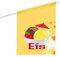 Vispronet® Eisfahne Eisbecher Eiscafé ✓ 46 x 52 cm ✓ Vinylplane ✓ doppelseitig Bedruckt ✓ inkl. Wandhalterung
