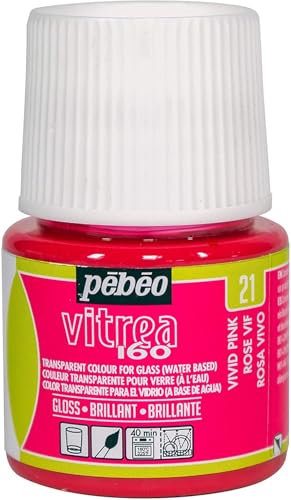 Peinture sur verre V160 effet brillant - 45 ml