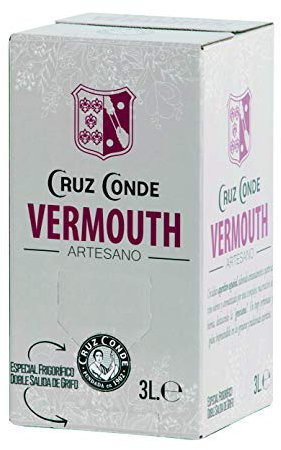 Vermouth Rojo Artesano Cruz Conde 15º Box 3 Litros