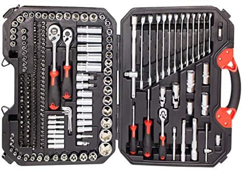 Kroftools Jeu de clés à douille 1/4-3/8-1/2 218 pièces