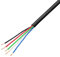 Lumonic 5x 0,34mm² LED cable de control negro 10m I cable de 5 hilos enfundado flexible I cable de control apantallado, prolongación LiYY, cable de al