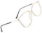 Voolga Blaulichtfilter Brille mit Frühlings Scharnieren, Angesagte Brille Ohne Stärke Damen und Herren, Fake Brille für Anti Blaulicht von Computer (Tea)