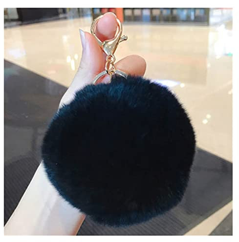 DZBOCM Porte Clé Porte-clés Porte-clés Boule De Fourrure De Lapin Porte-clés en Fourrure Moelleuse pour Femmes Porte-clés Pompon en Fourrure, Un Excellent Cadeau Porte-clés Porte Clés