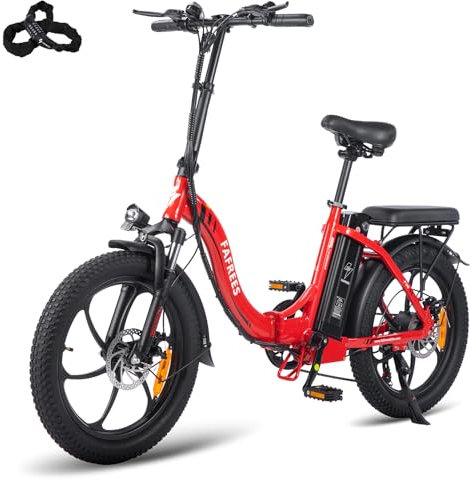 Fafrees F20 [ Official ] Herren Fatbike Damen mit 36V 16AH abnehmbarem Akku Ebike, E-Bike Klapprad 20 Zoll Fahrrad, Electric City E Bike Klappbar 250W Pedelec Max. 25 km/h, Elektrofahrrad