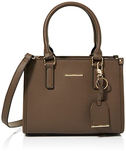 Geox Damen D Ameris Bag, Dk Taupe, Einheitsgröße EU