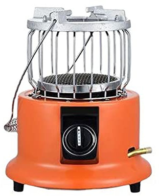 Lixada Réchaud de Chauffage 2 en 1 Portable Réchaud Chauffage de Tente Réchauffeur d'extérieur Allumage Piezo avec Poignée pour Camping Pêche sur Glace Randonnée
