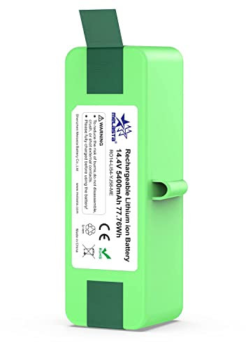 melasta 14.4V 5400mAh Li-ion Batteria di Ricambio Compatibile con iRobot Roomba 900 Series 980 981 985 970 960 961 964, Batterie per Aspirapolvere Adatto solo alla serie 900