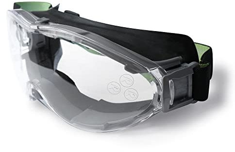 RODOPI Schutzbrille ThunderClear-X25 Anti Fog Vollsichtschutzbrille für Brillenträger EN 166 1F Arbeitsschutzbrille für Baustelle Labor Sicherheitsbrille (3 Brillen)