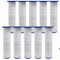 AMZLORD 10 pièces Douchtte Universelle Filtre Remplaçable, 7,5x2cm Filtre De Douche Ions Négatifs ​pour pommeau de douche de amovible, Chlore et le Fluorure et La Filtration Des Particules