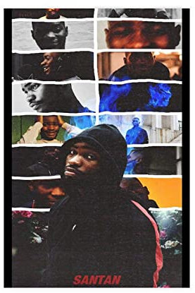 OakiTa Rapper Santan Dave Poster 5 Leinwand Poster Wandkunst Dekor Druck Bild Gemälde für Wohnzimmer Schlafzimmer Dekoration ungerahmt 20 x 30 cm