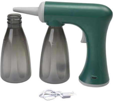 Sharplace Electric Bubble Device, Salon Accessories, Hair Steamer USB Powered for Salon, Green