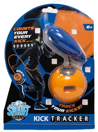 Smart Ball 1002 Kick Tracker Keepie Uppie Counter, Orange, Small