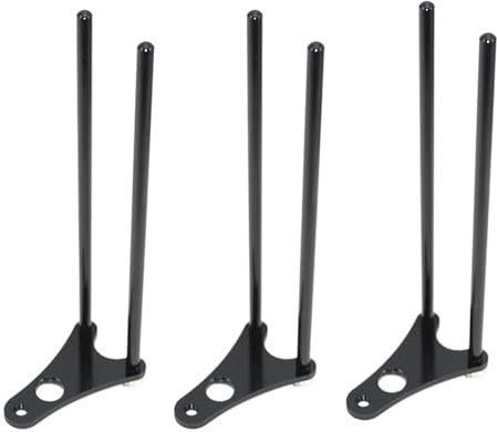Janasiba 3X Karpfenangeln Snag Bars Aluminiumlegierung für Bissanzeiger Winddicht Anti Falling Snag Bar Karpfenangeln Gerät