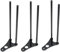 Janasiba 3X Karpfenangeln Snag Bars Aluminiumlegierung für Bissanzeiger Winddicht Anti Falling Snag Bar Karpfenangeln Gerät
