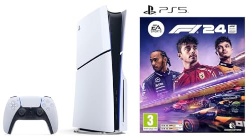 Console PlayStation 5 Edition Standard Slim + EA SPORTS F1 24 Standard Edition PS5 | Jeu Vidéo | Français
