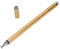 Eingabestift, 2-in-1, Hochpräziser, Schnell Reagierender Bildschirmstift mit Schutzhülle, Digitaler Eingabestift für Mobiltelefone, Tablets, Notizblöcke (Gold)