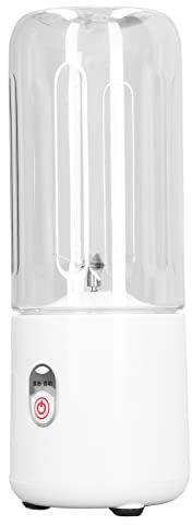500ML Portable Blender Bottle, Mini Juicer for and Fruit Shakes, USB Rechargeable Juicer with 6 Stainless Steel Blades for Travel,