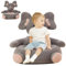 Obelunrp Kids Sofa 19.7x19.7x17,7 Zoll gefüllt Plüsch Kinder Sessel Netter Elefant Kleinkind Sofa elastischer Baby Sessel