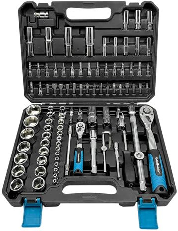 WinHolder Ratchet Wrench Socket Set DIY Tools, Bits, with Case (94PCS)