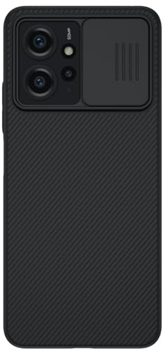 Gepanzertes Hülle kompatibel mit Xiaomi Redmi Note 12 Pro Gehäuse mit Kameraabdeckung Nillkin CamShield Case - schwarz
