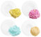 MoguGo 4 Stück Kerzen Blumen Silikonformen Tulpenform Silikonformen Gießformen Rosen Nelke Kerzengießformen Silikonformen Gießformen Frühling für Geburtstagsfeier DIY Kuchen Dekoration