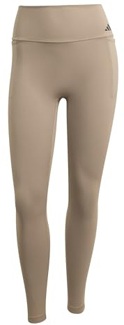 adidas Women's Optime Workout 7/8 Leggings, chalky brown, XL