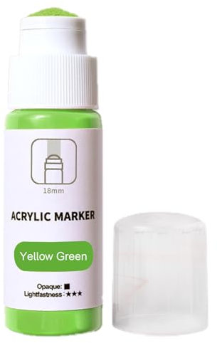 Graffiti Markers - Mop Ink Marker, Large Point Paint Pens | 60ml Acrylic Markers, Fade Resistant Waterproof Marker Tools, with